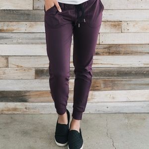 EUC Zyia Plum Unwind Joggers